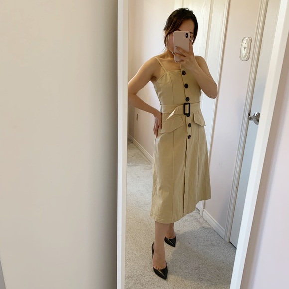 Nude Spaghetti | Strap Dress Size XXS - Local Brand- In good condition - Picture 11 of 11